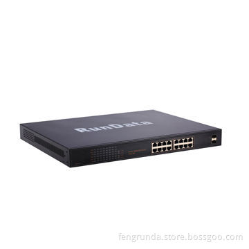 IEEE802.3at standard 16+4 100Mbps high-power PoE switch